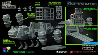 Breakout Regime Transporter | Warbear Studios 28mm SciFi Wargaming Miniatures Role Playing Miniatures
