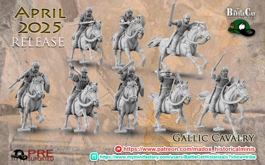 Gallic Cavalry | Battlecat 28mm Historical Wargaming Miniatures Role Playing Miniatures