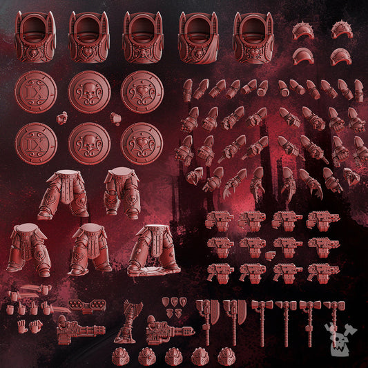 Crimson Wings Destroyers Build Kit | DakkaDakka.store Grimdark Wargaming Miniatures Role Playing Miniatures