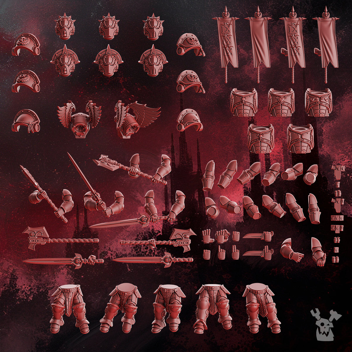 Crimson Wings Honor Squad Build Kit | DakkaDakka.store Grimdark Wargaming Miniatures (Copy) Role Playing Miniatures