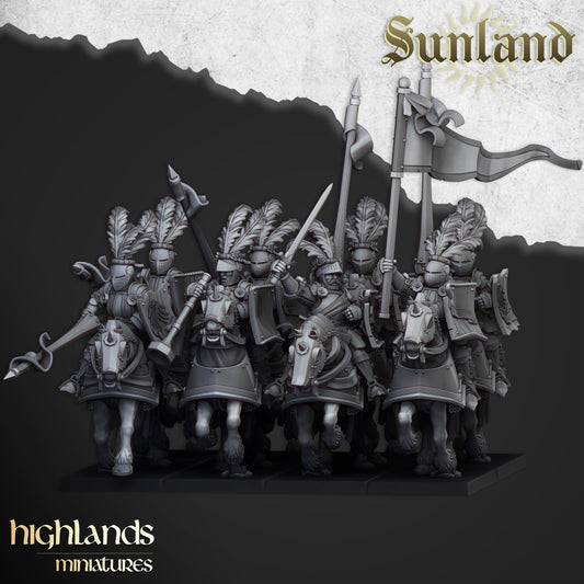 Sunland Cavalry | Highlands Miniatures 28/32mm Fantasy Wargaming Miniatures Role Playing Miniatures