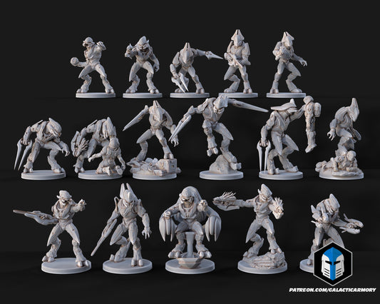 Elites |Galactic Armory 32mm SCI-FI Wargaming Miniatures Role Playing Miniatures
