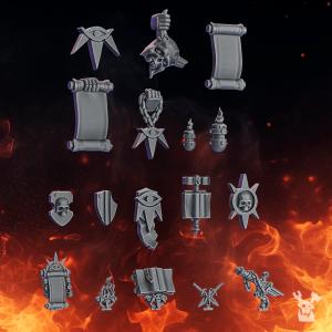 Pactum Aeturnum Warden Decor | DakkaDakka.store Grimdark Wargaming Miniatures Role Playing Miniatures