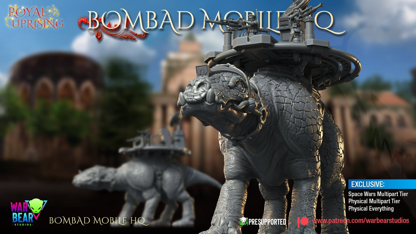 Royal Uprising Bombad Mobile HQ | Warbear Studios 28mm SciFi Wargaming Miniatures Role Playing Miniatures