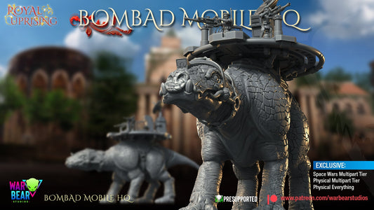 Royal Uprising Bombad Mobile HQ | Warbear Studios 28mm SciFi Wargaming Miniatures Role Playing Miniatures