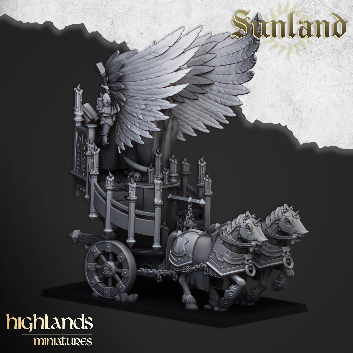 Sunland Altar Wagon | Highlands Miniatures 28/32mm Fantasy Wargaming Miniatures Role Playing Miniatures