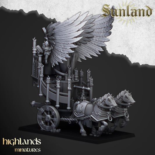 Sunland Altar Wagon | Highlands Miniatures 28/32mm Fantasy Wargaming Miniatures Role Playing Miniatures