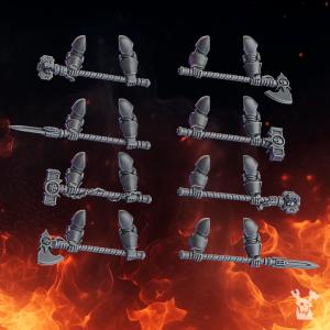 Pactum Aeturnum Warden 2 Handed Weapons | DakkaDakka.store Grimdark Wargaming Miniatures Role Playing Miniatures