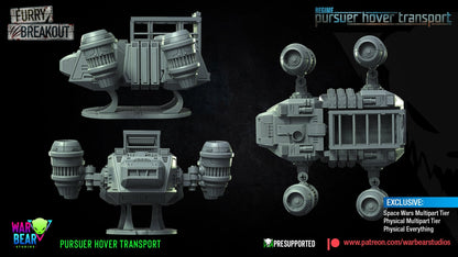 Breakout Regime Transporter | Warbear Studios 28mm SciFi Wargaming Miniatures Role Playing Miniatures