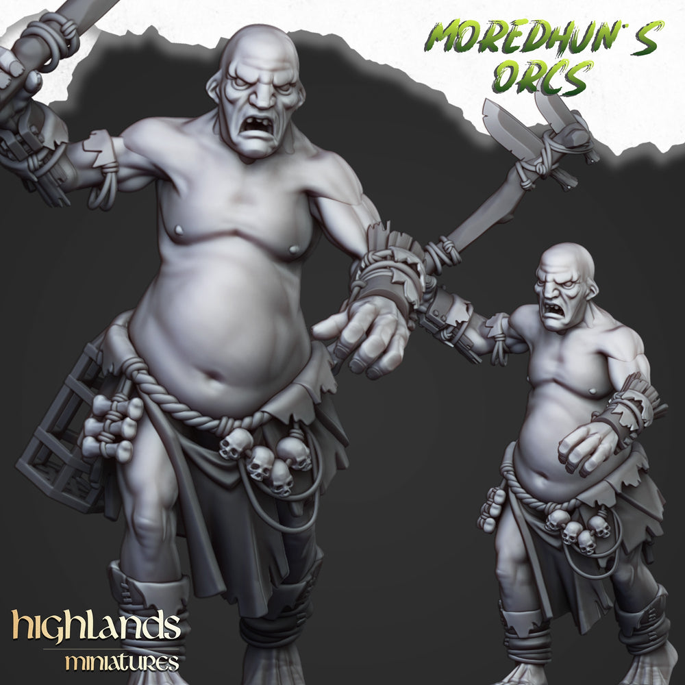 Moredhun's Feral Orcs Giant | Highlands Miniatures 28/32mm Fantasy Wargaming Miniatures