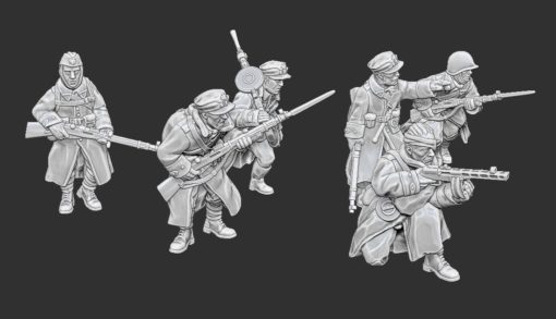Polish People’s Army Squad A | Propylene Foliescu 28mm WW2 Wargaming Miniatures Role Playing Miniatures