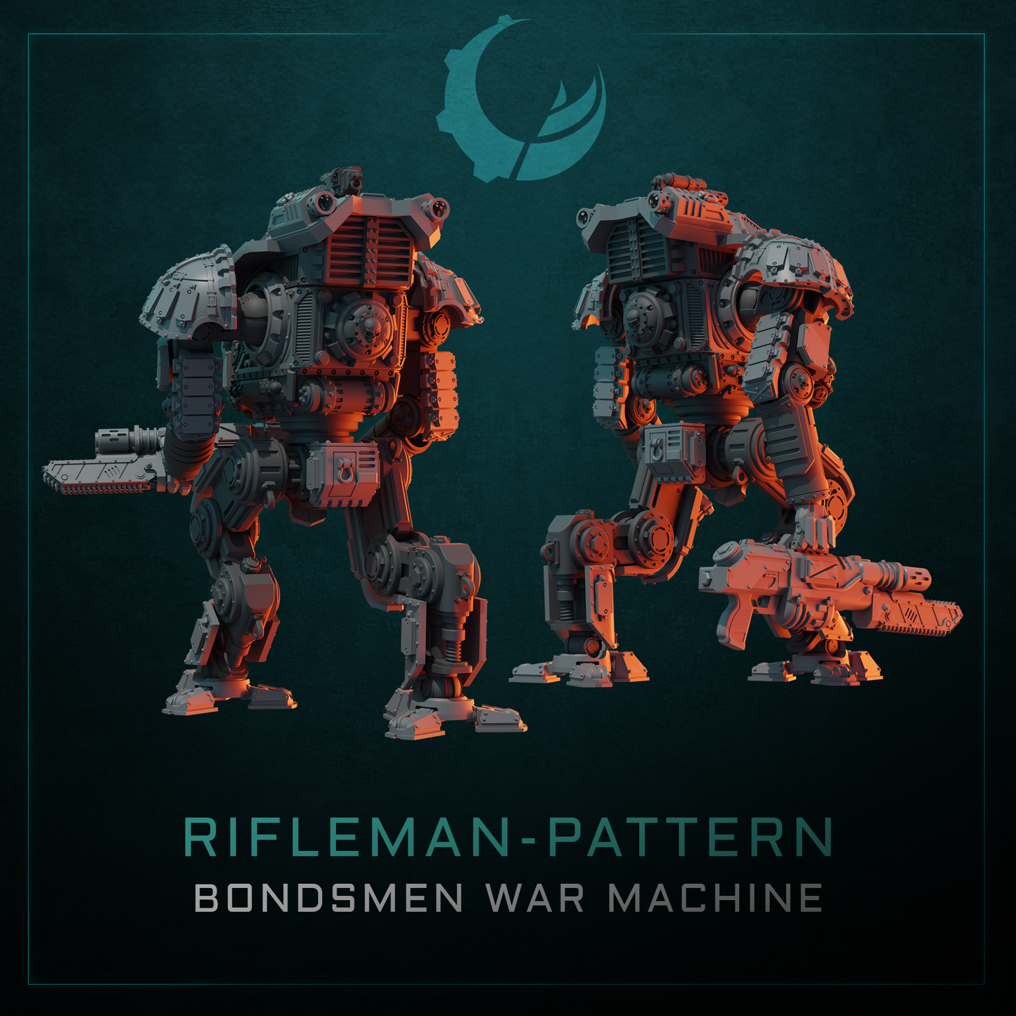 RIFLEMAN-PATTERN BONDSMEN WARMACHINE | Maelstrom Designworks Grimdark Wargaming Miniatures