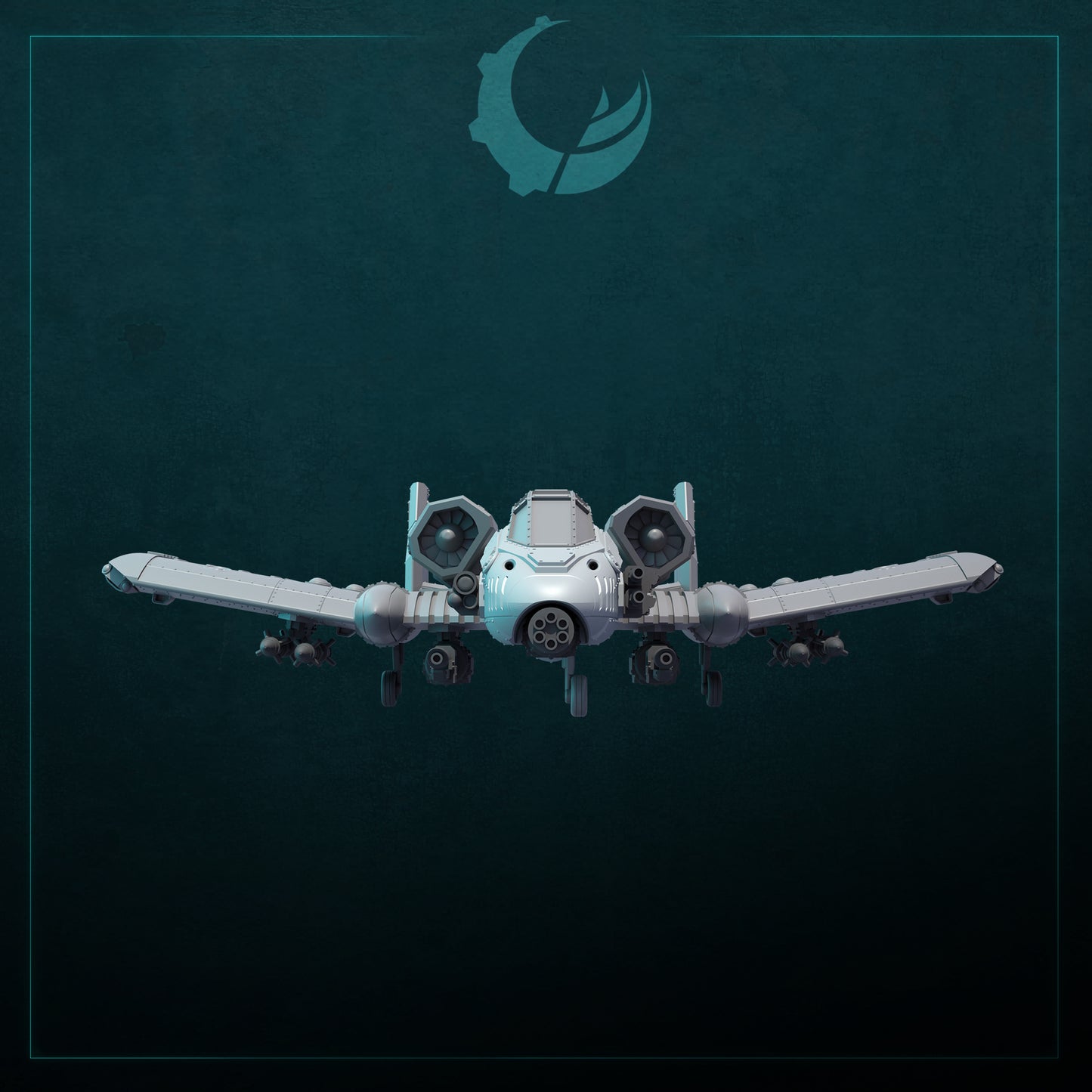RAIJU-PATTERN MULTI-ROLE ATTACK AIRCRAFT | Maelstrom Designworks Grimdark Wargaming Miniatures