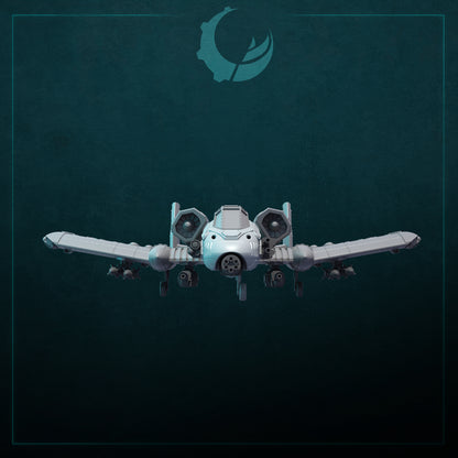 RAIJU-PATTERN MULTI-ROLE ATTACK AIRCRAFT | Maelstrom Designworks Grimdark Wargaming Miniatures