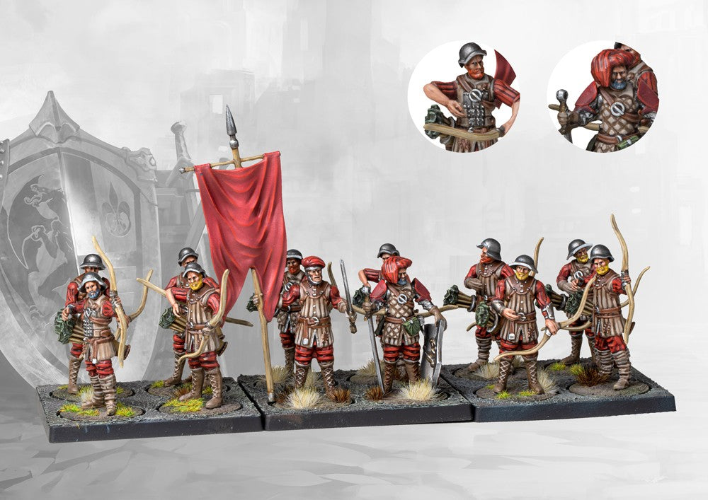 Militia Bowmen (Dual Kit) - Hundred Kingdoms - Conquest