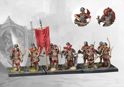 Militia Bowmen (Dual Kit) - Hundred Kingdoms - Conquest