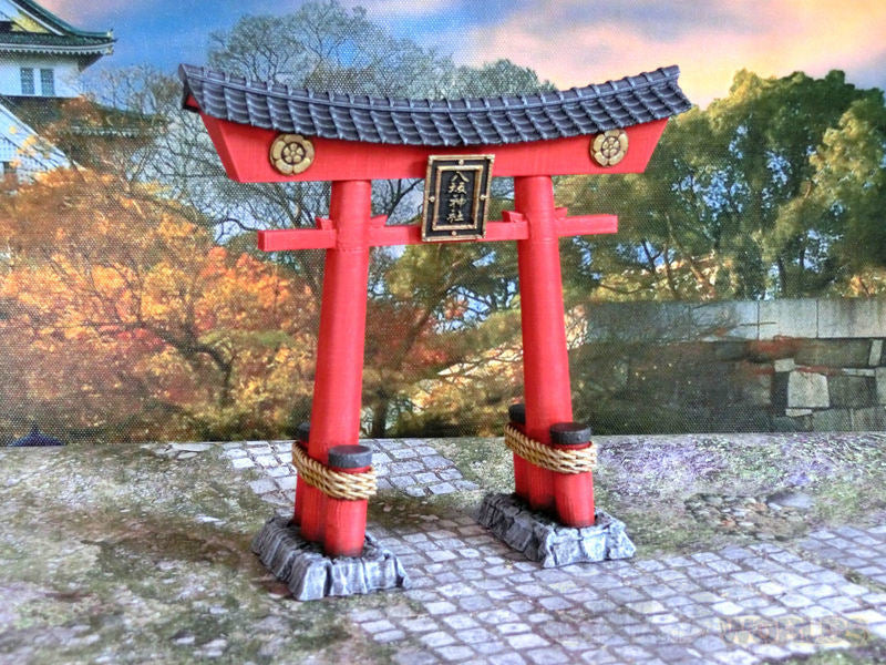 Feudal Japan Torii Gates | 3DAlienWorlds Fantasy and Historical Wargaming Terrain Large Role Playing Miniatures