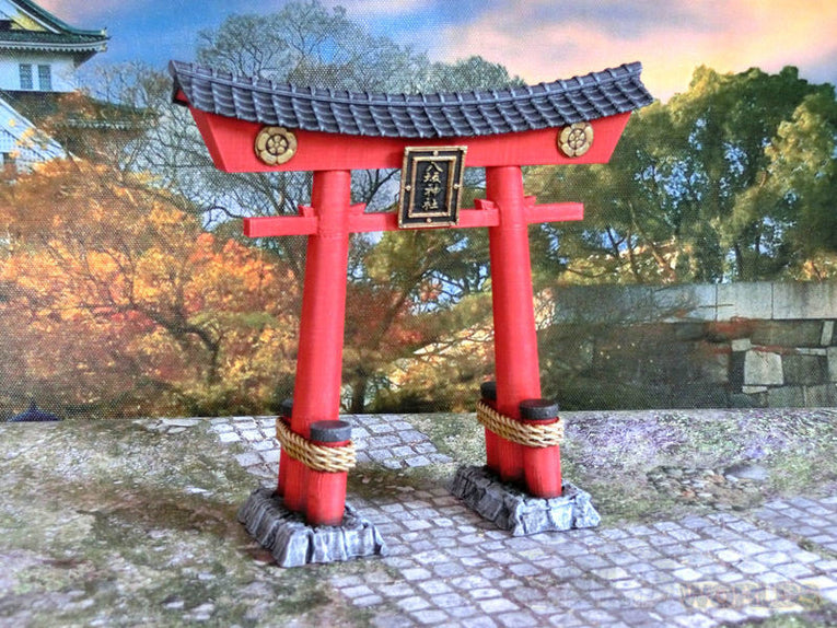 Feudal Japan Torii Gates | 3DAlienWorlds Fantasy and Historical Wargaming Terrain