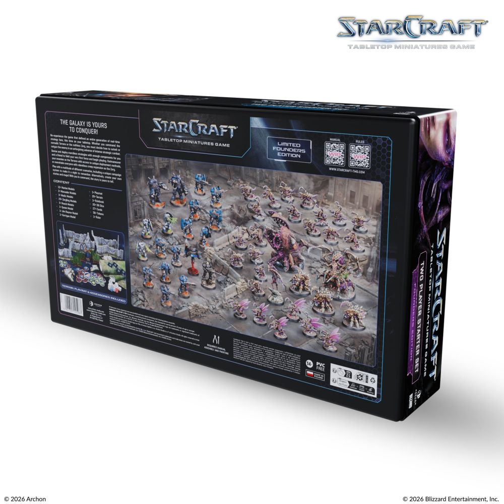 Starcraft Miniatures Games: Two Player Starter Set Founders Edition