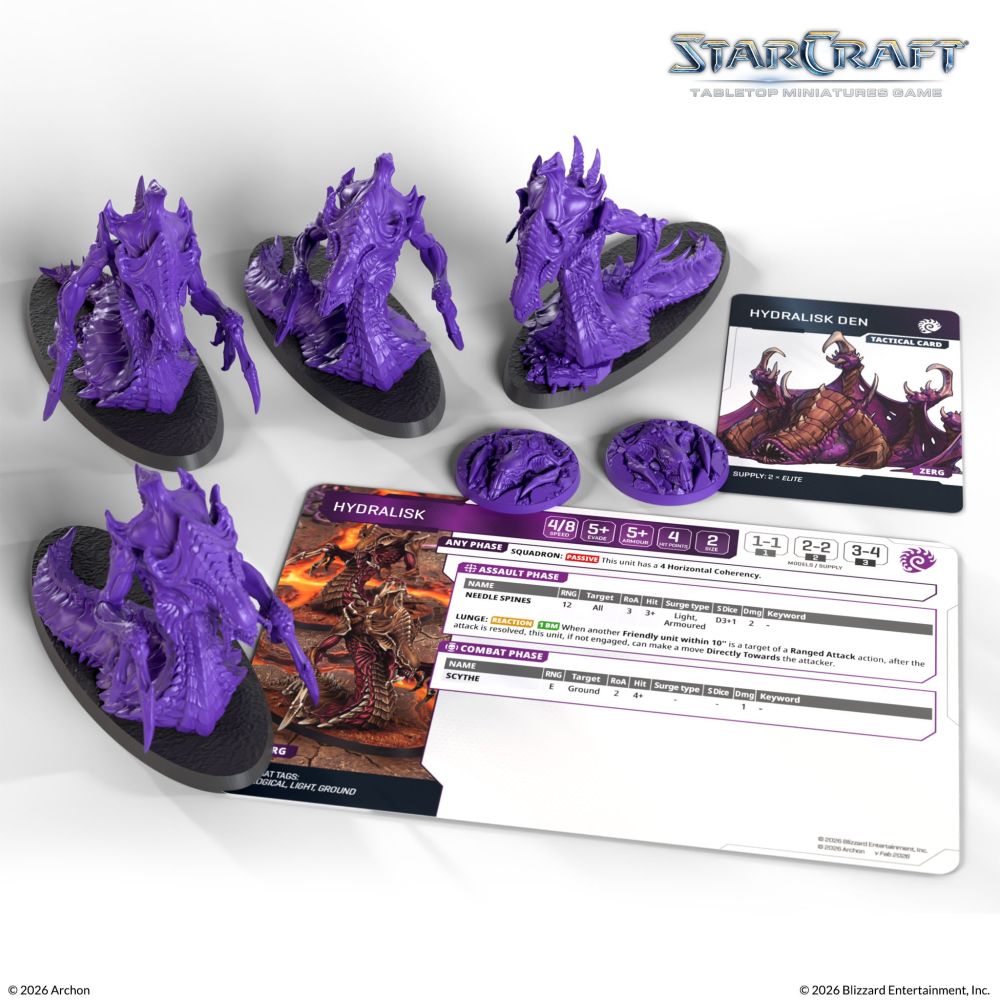 Starcraft Miniatures Games: Zerg - Hydralisk - Expansion Set