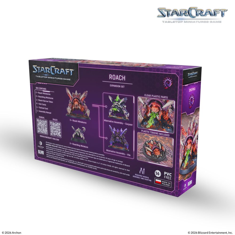 Starcraft Miniatures Games: Zerg - Roach - Expansion Set