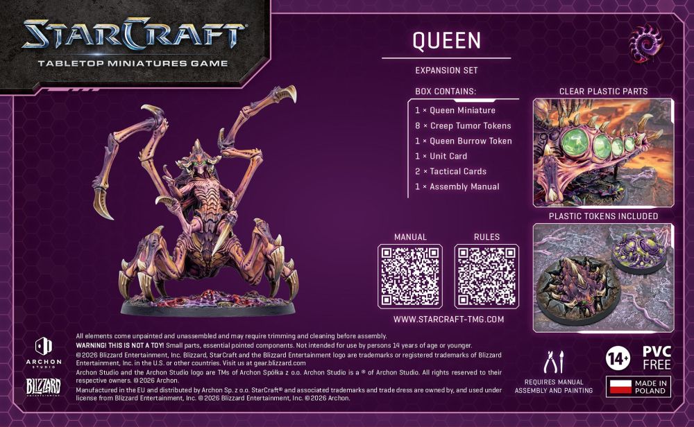 Starcraft Miniatures Games: Zerg - Queen - Expansion Set