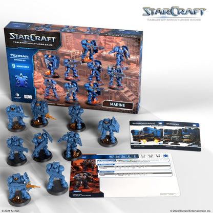 Starcraft Miniatures Games: Terran - Marine - Expansion Set