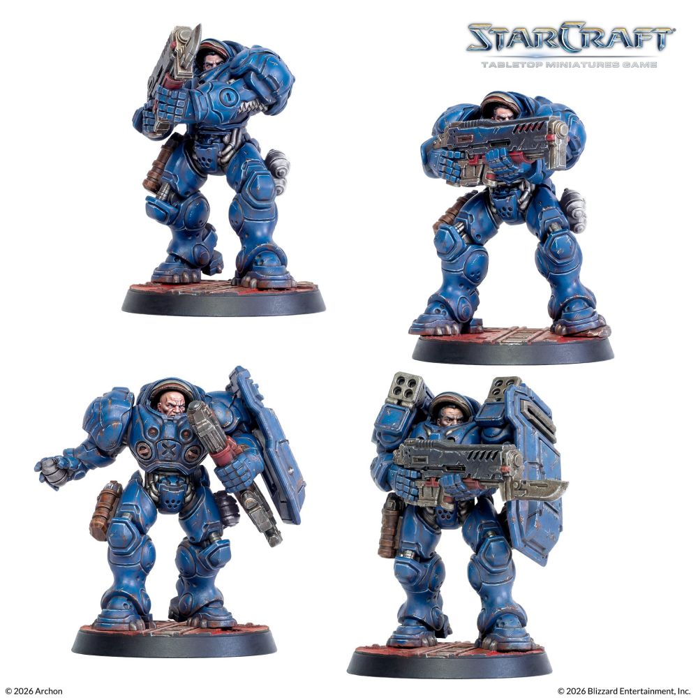 Starcraft Miniatures Games: Terran - Marine - Expansion Set