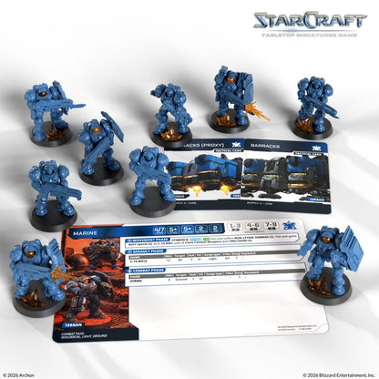 Starcraft Miniatures Games: Terran - Marine - Expansion Set