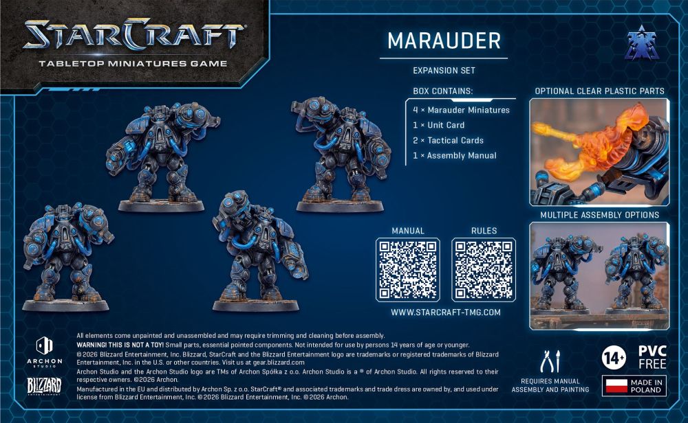 Starcraft Miniatures Games: Terran - Marauder - Expansion Set