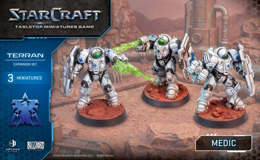 Starcraft Miniatures Games: Terran - Medic - Expansion Set