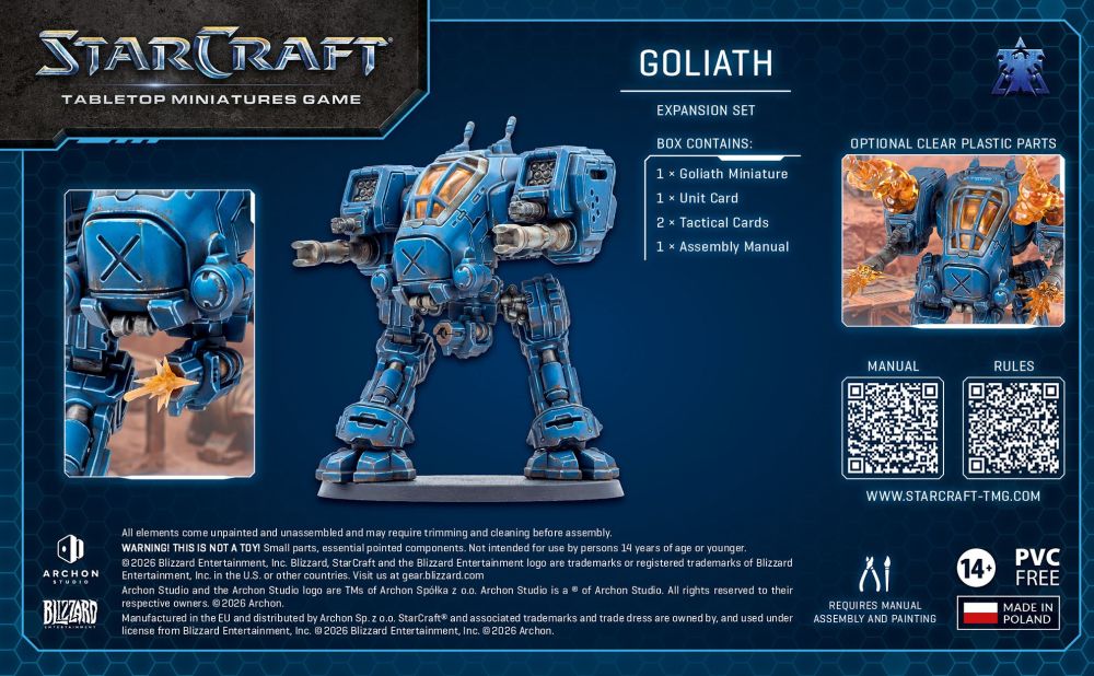 Starcraft Miniatures Games: Terran - Goliath - Expansion Set
