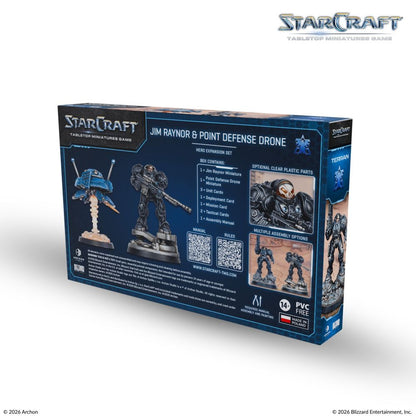 Starcraft Miniatures Games: Terran - Jim Raynor (Raynor's Raiders) - Hero Expansion Set
