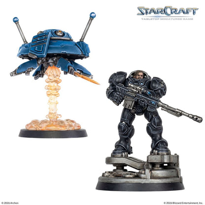 Starcraft Miniatures Games: Terran - Jim Raynor (Raynor's Raiders) - Hero Expansion Set