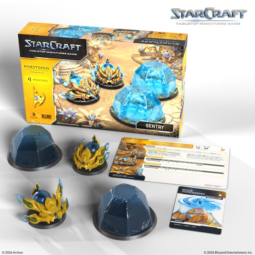 Starcraft Miniatures Games: Protoss - Sentry - Expansion Set
