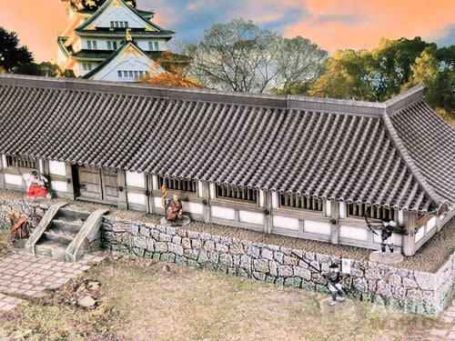 Feudal Japan Temple Walls | 3DAlienWorlds Fantasy and Historical Wargaming Terrain Role Playing Miniatures