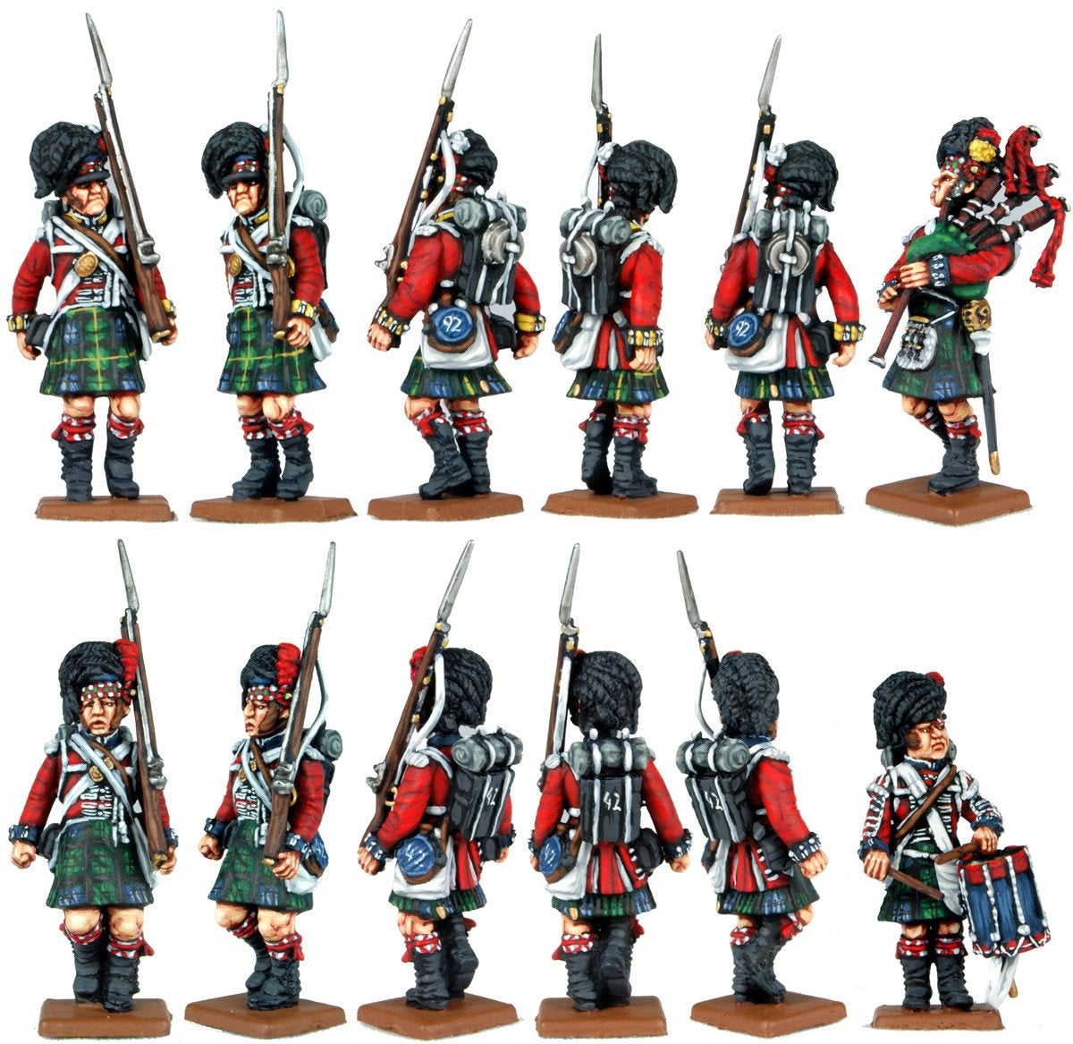 British Napoleonic Highlander Centre Companies