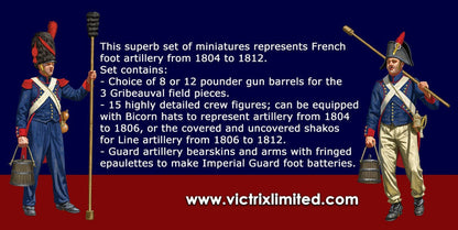 French Napoleonic Artillery 1804 to 1812
