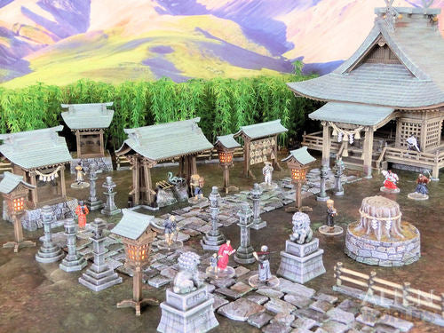 Feudal Japan Shrine Set  | 3DAlienWorlds Fantasy and Historical Wargaming Terrain
