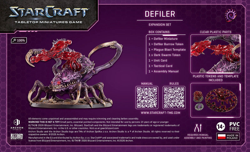 Starcraft Miniatures Games: Zerg - Defiler - Expansion Set