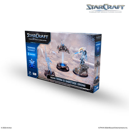 Starcraft Miniatures Games: Terran - Nova Terra - Hero Expansion Set