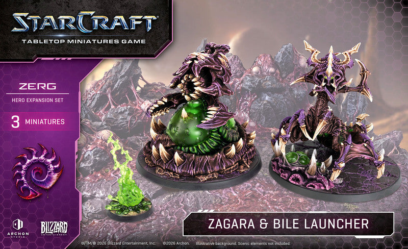 Starcraft Miniatures Games: Zerg - Zagara - Hero Expansion Set