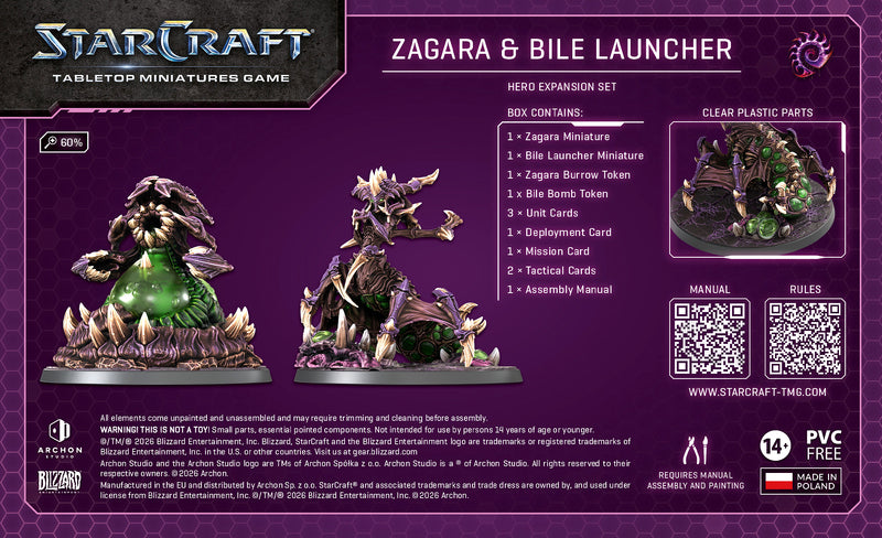 Starcraft Miniatures Games: Zerg - Zagara - Hero Expansion Set