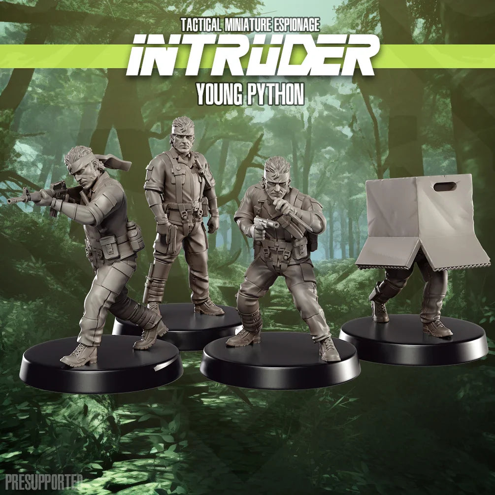 Intruder: Young Python | Skullforge Studios 32mm Ultramodern Wargaming Miniatures Role Playing Miniatures