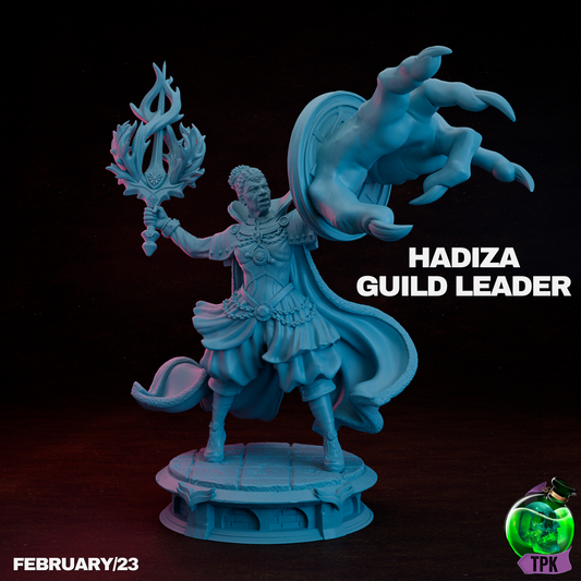 Guild Leader Hadiza 2 | TPK Lab 32mm Fantasy Tabletop RPG Miniatures Role Playing Miniatures
