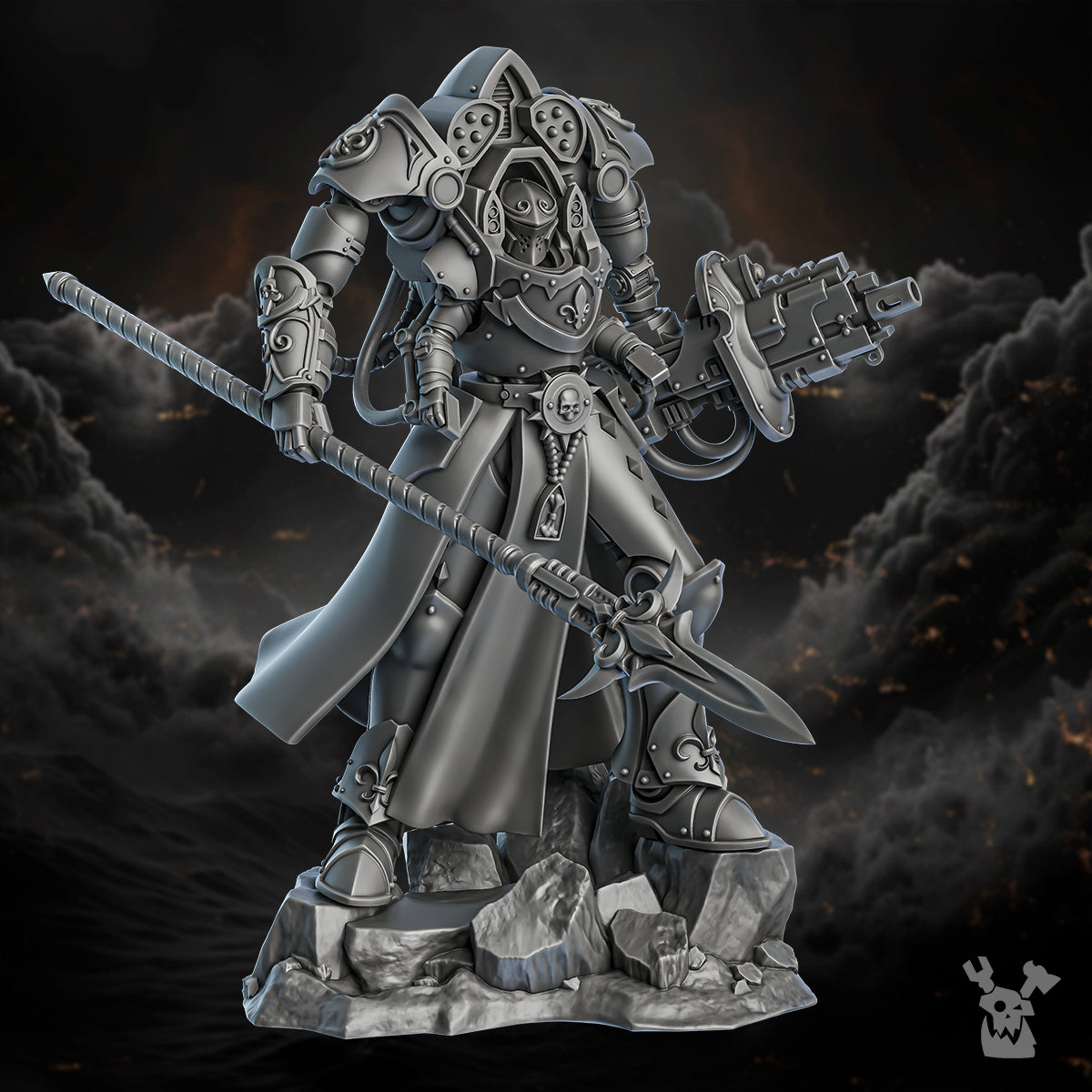 Order of Repentance Full Metal Lady | DakkaDakka.store Grimdark Wargaming Miniatures Role Playing Miniatures