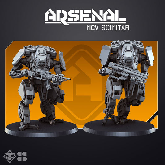 ARSENAL MCV: Scimitar | Skullforge Studios 32mm Wargaming Miniatures Role Playing Miniatures