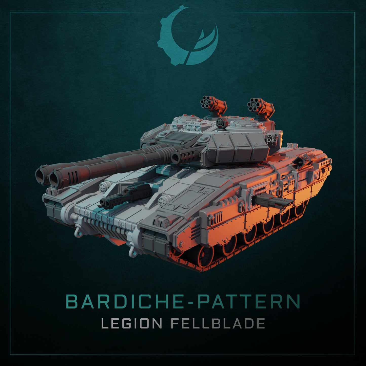 BARDICHE-PATTERN SUPER HEAVY TANK | Maelstrom Designworks Grimdark Wargaming Miniatures