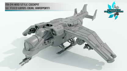 STRYGA-PATTERN GUNSHIP | Maelstrom Designworks Grimdark Wargaming Miniatures