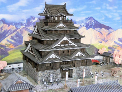 Feudal Japan 5 Level Castle | 3DAlienWorlds Fantasy and Historical Wargaming Terrain Role Playing Miniatures